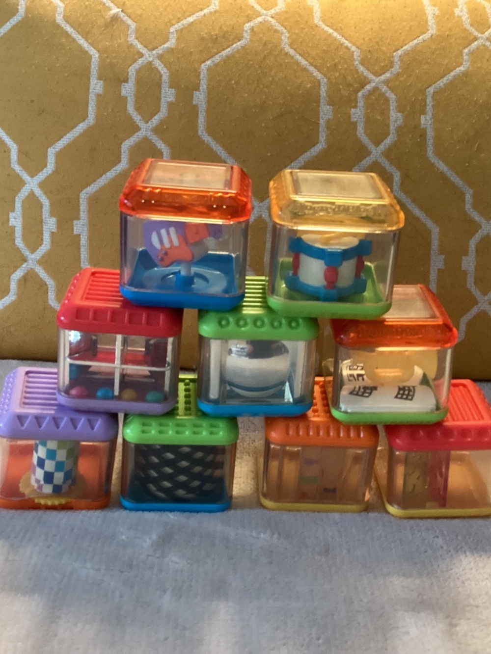 Vintage Fisher Price Peek-A-Boo Blocks